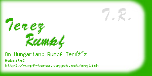 terez rumpf business card